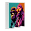 Stupell Industries Pop Style Gorilla Duo, 24" x 24" - 3 of 4
