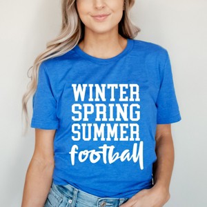 Simply Sage Market Winter Spring Summer Football Short Sleeve Tee - 1 of 4