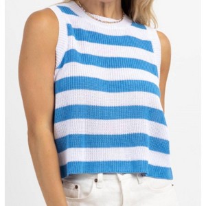 Women's BEACH DAY STRIPED KNIT TANK - dee elly - 1 of 4