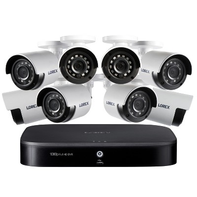 Lorex 8-Channel 1080p HD Outdoor Wired Analog Security System with 1 TB DVR and 8 Weatherproof Bullet Security Cameras