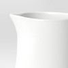 72oz Porcelain Pitcher White - Threshold™: Microwave & Dishwasher Safe, Hot/Cold Beverage Server, 10.625" Height - image 3 of 3