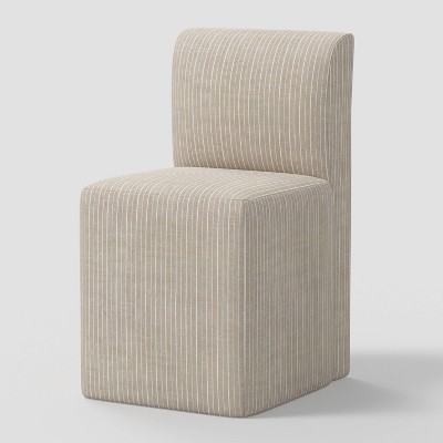 Cora Dining Chair in Pinstripe Linen - Threshold™