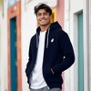 Dalix Ghost Embroidered Zip Hoodie Fleece Long Sleeve Pocket Warm Soft Mens - 4 of 4
