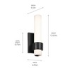 Elan Lighting Izza 1 - Light Sconce in  Matte Black - 2 of 4