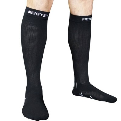 Meister Graduated 20-25mmhg Compression Socks Pair - Black M : Target