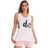 Just Love Womens Short Set Pajamas  Cozy Sleepwear - 2 of 4