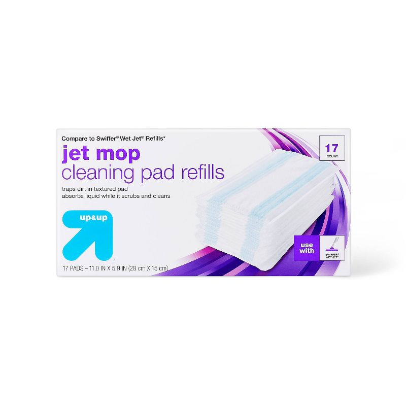 Jet Mop Pad Refills - Unscented - 17ct - up &#38; up&#8482;, 1 of 5