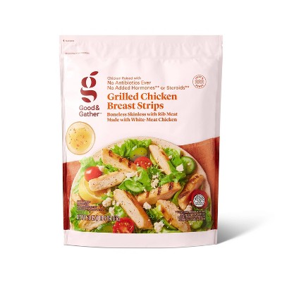 Grilled Chicken Breast Strips - Frozen - 20oz - Good &#38; Gather&#8482;