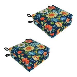 Blazing Needles, Set of 4 Outdoor Chair Cushions - 1 of 2