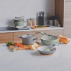BergHOFF Balance Non-stick Ceramic 2Pc Frying Pan 9.5" and Nylon Turner 13.75", Recycled Aluminum, Moonmist - 4 of 4
