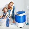 Costway 5.5lbs Portable Mini Compact Washing Machine Electric Laundry Spin Washer  Dryer : Target