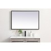 Elegant Lighting Pier 24x36 inch LED mirror with adjustable color temperature 3000K/4200K/6400K in black - 2 of 4