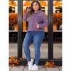 Agnes Orinda Women's Plus Size Classic Denim Long Sleeve with Pockets Fashion Jean Jackets - 3 of 4