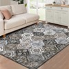 Area Rug, Rugs for Living Room, Washable Rug, Vintage Rugs for Entryway, Traditional Floor Cover, Thin Carpet, Kitchen Distressed Non Slip Mat - 2 of 4