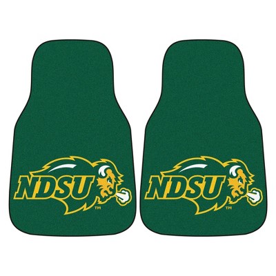 NCAA North Dakota State Bison Carpet Car Mat Set - 2pc