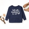 The Juniper Shop Talk Football To Me Ball Youth Ultra-Soft Graphic Sweatshirt - 3 of 4