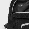 Kids' Mini Faux Shearling Backpack - art class™ Black: Lightweight Solid Design, Ages 3-11, Recycled Polyester - 4 of 4