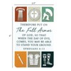 Dicksons Full Armor of God White 4 inch Paper Pocket Card Bookmark Pack of 12 - 3 of 4