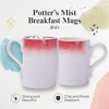 Portmeirion Potter's Mist Breakfast Mug, Set of 4 - Red - 2 of 4