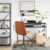 Glasgow Metal Writing Desk with Storage Black - Project 62™ - image 2 of 4
