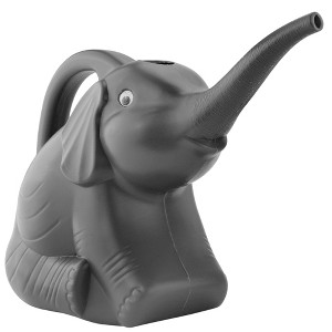Cornucopia Brands 2QT Elephant Watering Can w Real Googly Eyes; Fully Functional Novelty Watering Can - 1 of 4
