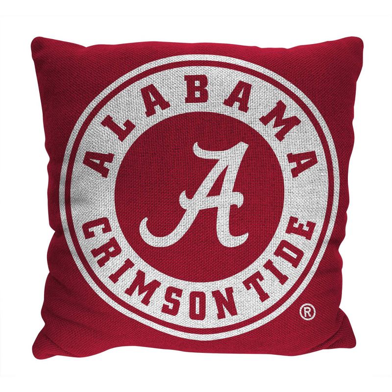 14&#34;x14&#34; NCAA Alabama Crimson Tide Invert Double Sided Jacquard Decorative Pillow - 2pk, 1 of 5