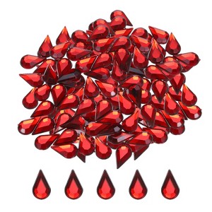 Unique Bargains Flat Back Artificial Rhinestones for Wedding DIY Craft Party 200 Pcs - 1 of 4