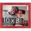 PosterPalooza | Photo Size Shabby Chic Red Picture Frame - UV Acrylic, Foam Board Backing, Hanging Hardware - 2 of 4