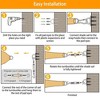 LakeForest"Stainless Steel Sun Shade Sail Hardware Kit for Easy Installation of Rectangular & Square Sails"Silver - 3 of 4
