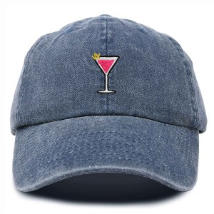 Dalix Cosmo Embroidered Cap Cotton Cosmopolitan Baseball Cute Cool Dad Hat Womens - 1 of 4