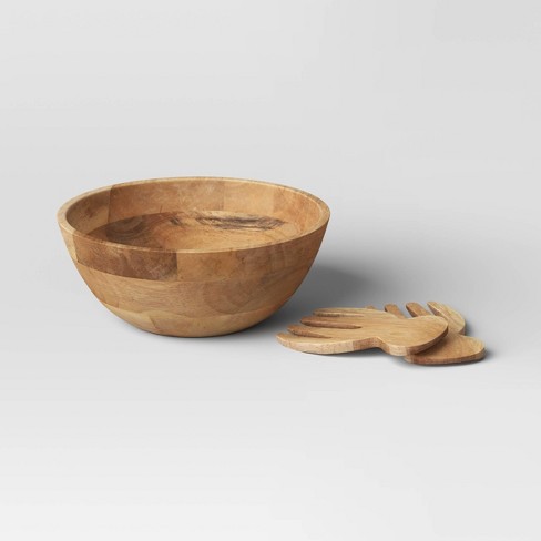 Sheesham shops Wood Serve Bowl by Threshold