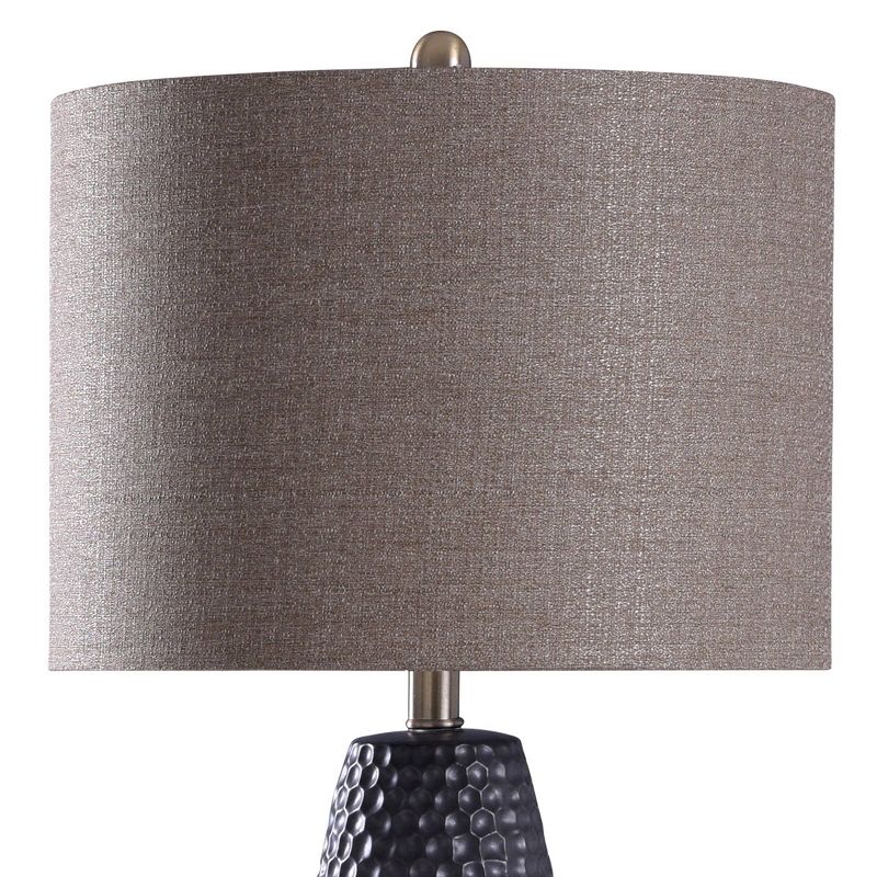 Laughlin Table Lamp Black/Brown/Silver - StyleCraft, 3 of 5