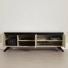 South Shore Flam TV Stand for TVs up to 60" Bleached Oak - image 3 of 4