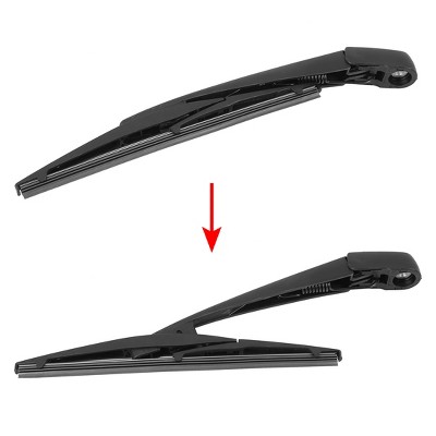 X-Autohaux Plastic Metal Rubber for Honda Vezel 2015-2017 Windshield Wipers 10" Black