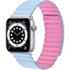 Worryfree Gadgets Reverseable Leather Magnetic Band for Apple Watch 38mm 40mm 41mm, 42mm 44mm 45mm iWatch Band Series 8 7 6 5 4 3 2 1 & SE - 3 of 4