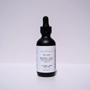 Beautimate Beard Oil – All-Natural Beard Moisturizer with Jojoba and Cedarwood for Softer, Fuller Beards (2oz) - 1 of 4