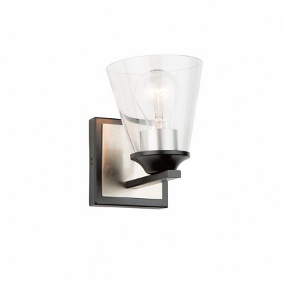 Artcraft Lighting Wheaton 1 - Light Sconce in  Black/Brushed Nickel
