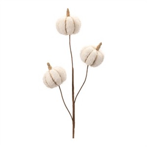 Plush Fall Pumpkin Spray (Set of 2) - 1 of 2