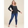 VENUS Womens Long Sleeve Long And Lean Tee - 3 of 4