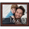 PosterPalooza | Decor Brown Picture Frame - UV Acrylic, Backing Board, Hanging Hardware Included - 2 of 4