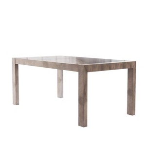 Marjorie Wood Rectangle Acacia Dining Table Gray - Abbyson Living