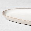Stoneware Reactive Glaze Oval Serve Tray - Hearth & Hand™ with Magnolia - image 2 of 4