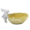 One Hundred 80 Degrees 4.0 Inch Egg-Shaped Pearl Candy Dish Easter Tidbit Snack Bunny Candy Dishes - 3 of 3