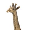 NAYSAYE Party Decoration and Accessories Modern Giraffe Statuette with Copper Finish for Home Decor, Copper, 2.2"*11.2"*0.7" - 4 of 4