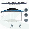 EAGLE PEAK 13x13ft Pop Up Canopy Tent Instant Outdoor Canopy Easy Setup w/Auto Extending Eaves - 3 of 4