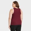 Women's Slim Fit Ribbed Tank Top - A New Day™ - 2 of 3