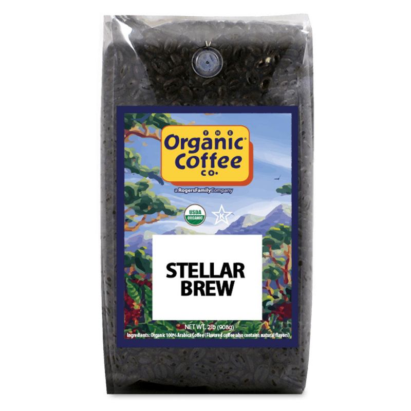 Organic Coffee Co., Stellar Brew, 2lb (32oz) Whole Bean Coffee, 1 of 6