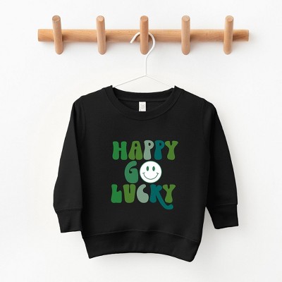 The Juniper Shop Happy Go Lucky Smiley Face Youth Ultra-Soft Graphic Sweatshirt