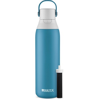 Brita ‎ S1200 Fill and Go - Botella de filtro de agua activa, 20.3 fl oz,  azul