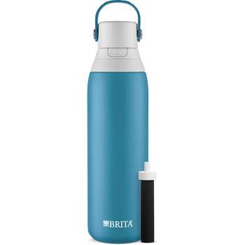 Brita 20oz Premium Double-Wall Stainless Steel Insulated Filtered Water Bottle